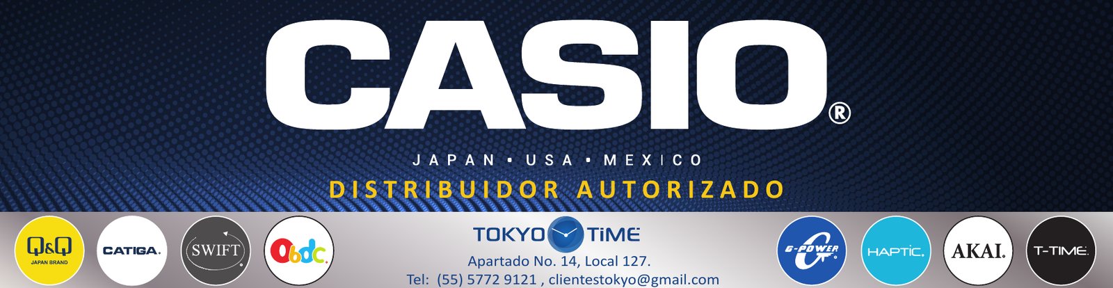 Fachada de Tokyo Time: CASIO Distribuidor Autorizado